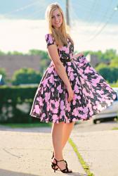 Vintage Floral Dress