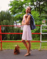 pastel pink dress