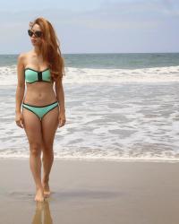 OUTFIT :: Bring On that Miami Mint Heat + MyTat Giveaway WINNER
