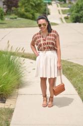 The wrap top and stud bag + a Giveaway!