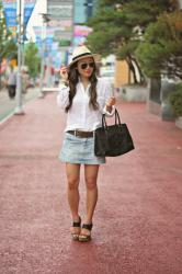 Denim Skirt Days