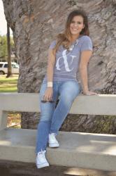 Casual with a pop of Glam