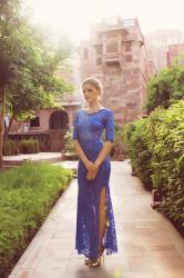 BLUE LACE & GOLD IN JODHPUR