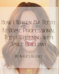 How I Whiten My Teeth + a Giveaway