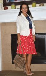Work Style: Pink polka dots