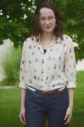 What I Wore | Owl Prints are Classy