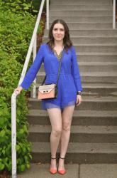 PLAYSUIT AND COLOR BLOCKING