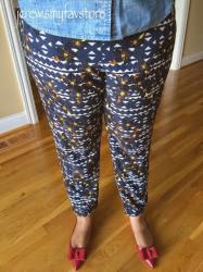 J. Crew Turner Pant in Hidden Floral 