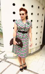 Look du Jour : 40's en Rose et Vert