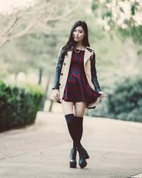 Plaid and Leather