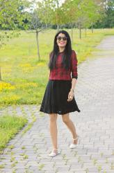 Pretty In Plaid: Wear it Now, Wear it Later #SearsStyleFind