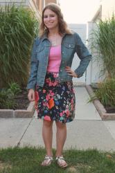 Mix It Mondays: Floral Skirt