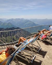 top of the mountains Nebelhorn
