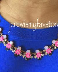 J. Crew Posy Necklace and Bracelet 