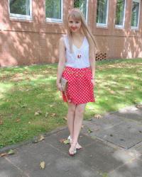 Red & White Polka Dot