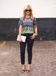 Graphic Silk Tee