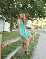 FANCY FRIDAY :: Green Lace Lover + House of Harlow Giveaway WINNER
