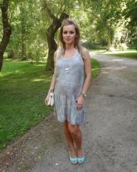 grey dress