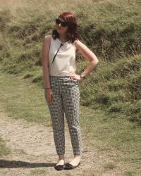 Otters, Deer and Houndstooth Trousers