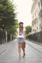 Navy Girl in Paris