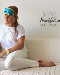 DIY. BREAKFAST AT TIFFANY'S SLEEPING MASK