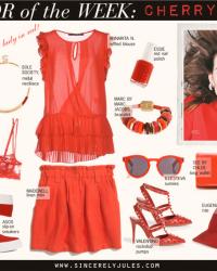 Color of the Week: CHERRY RED.