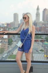 Navy Lace