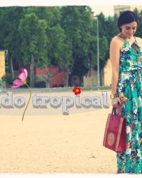 Vestido tropical