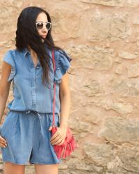 Pretty Denim Romper