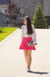 Pink and Flowers 