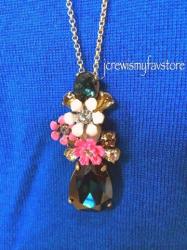 J. Crew Posy Pendant Necklace 