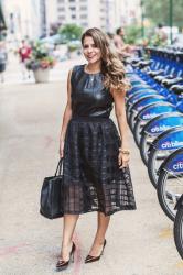 Organza Midi Skirt + DvF Bethany Shoe Review