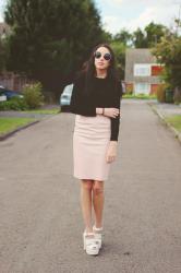 Missy Empire: PVC Skirt 
