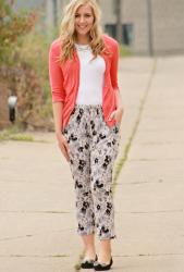 Floral Pants + New Hair: Camille Albane Paris in Maple Grove