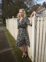 1940s Dress and a White Picket Fence!