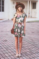 This vintage floral dress & Martha's Vineyard. 