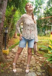 {Outfit}: Boho Chic Lace Top