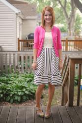 Hot Pink, Stripes & Florals