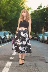 Crop Top + Midi Skirt 