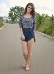 What I Wore Wednesday #15 | Navy Shorts