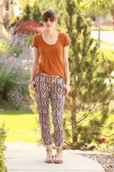 A Pair of Printed Pants