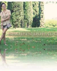 Shorts Dorados