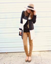 Black + White + Camel... OH MY! || Fall Preview Friday