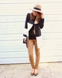 Black + White + Camel... OH MY! || Fall Preview Friday