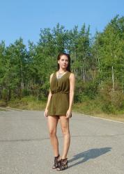 Olive Romper