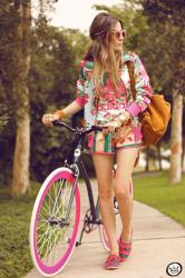 Look du jour: Pink Bike!