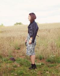 We wore: Simple colours