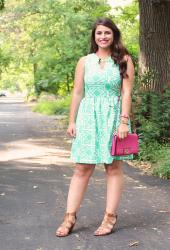 Preppy Pink & Green