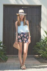 Floral shorts