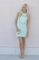 Mint, Lace & Pearls